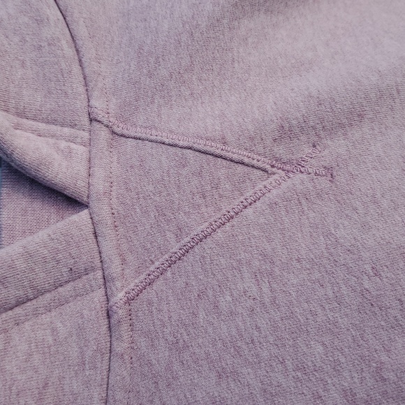 Lululemon W3DVBS All Yours Fleece Hoodie In Heathered Pink Taupe Size 8 - Picture 2 of 14